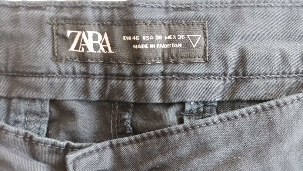 Мъжки памучни панталони ZARA и H&M