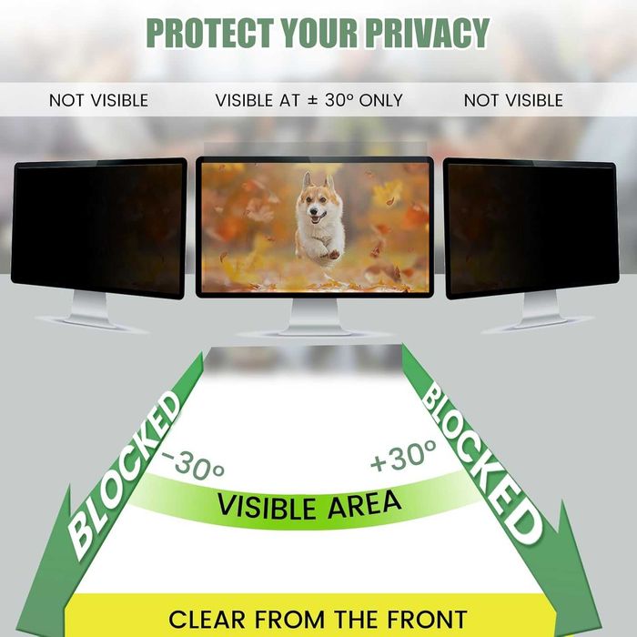 EliWhale филтър за екран за поверителност,27-инчов 16:9(598 ммx337 мм)