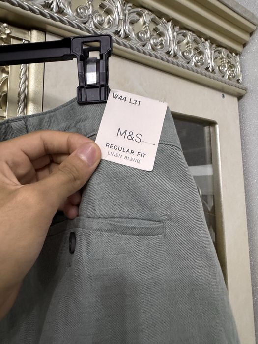 Срочно по низкой цене!!! M&S брюки Лен