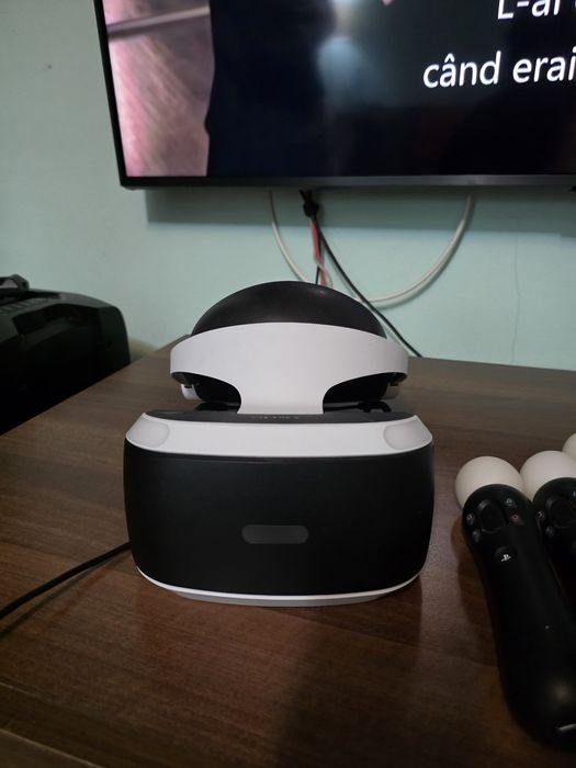 Ps vr  + manete, pistol și un joc