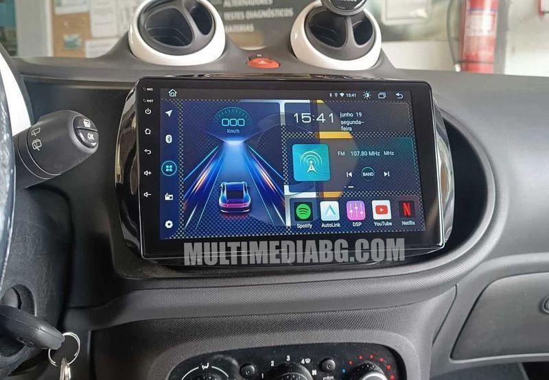 Smart Fortwo 2014 - 2020 Мултимедия Навигация Android