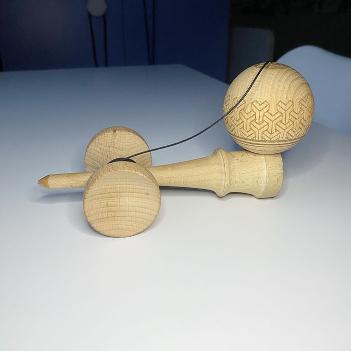 Kendama Israel Kintsugi - Anti Skid - Natural Hog