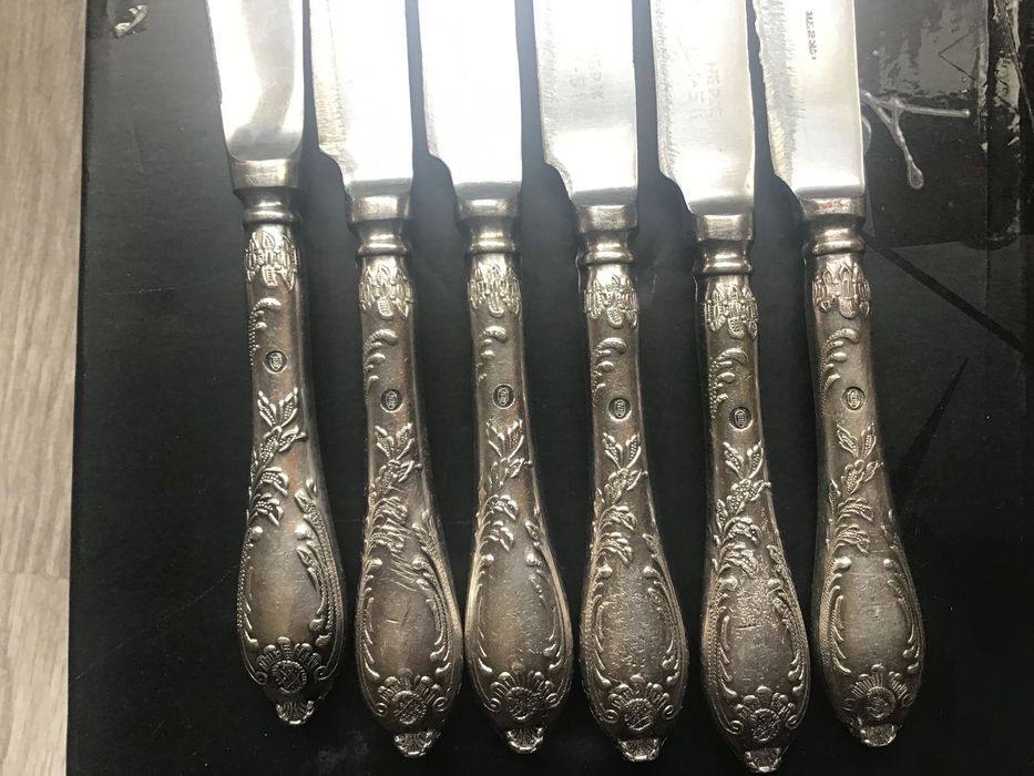 Столовые ножи из мельхиора