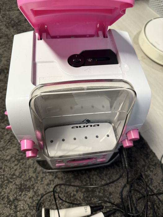 Auna caraoke pentru copii cu 2 microfoane si usb/cd player