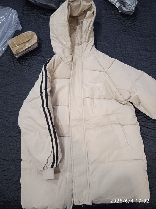 Куртка детская бежевая