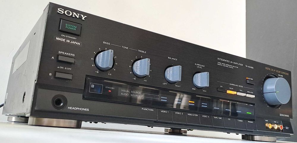 Amplificator Sony TA-AV490 – Stereo 2x85W – Consum 190W – Japan