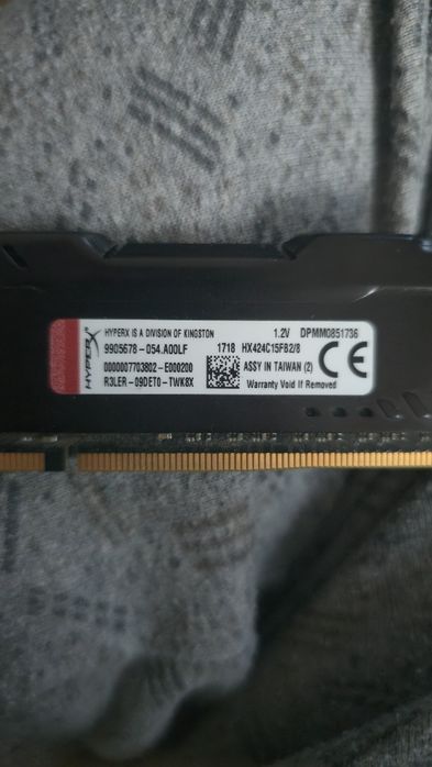 Kingston HyperX 8GB DDR4 2400MHz