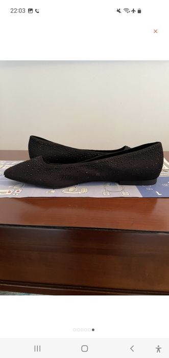 Pantofi de dama,  tip balerini,  marca Zara,  numar mare,  noi!