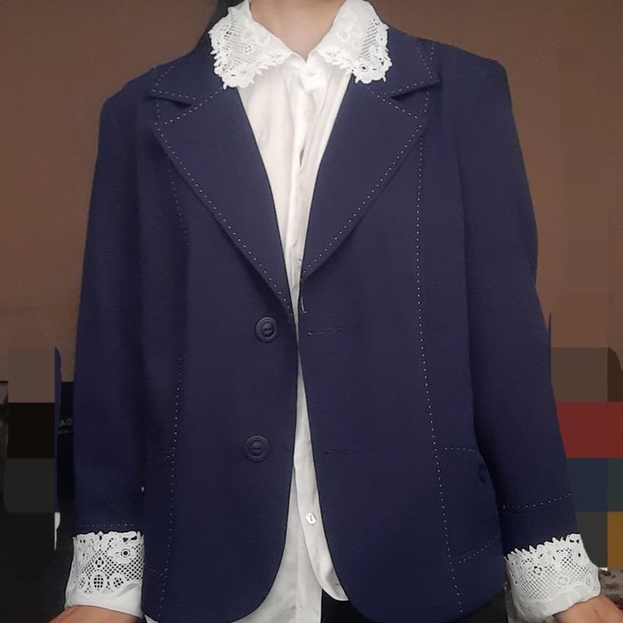 Женский синий пиджак