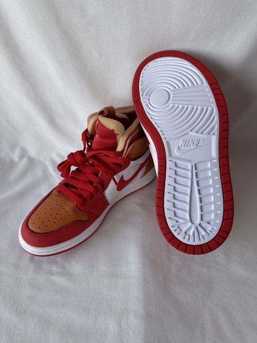 W Air Jordan 1 Zoom Air Cmft Fire Red Hot Curry,marime 36