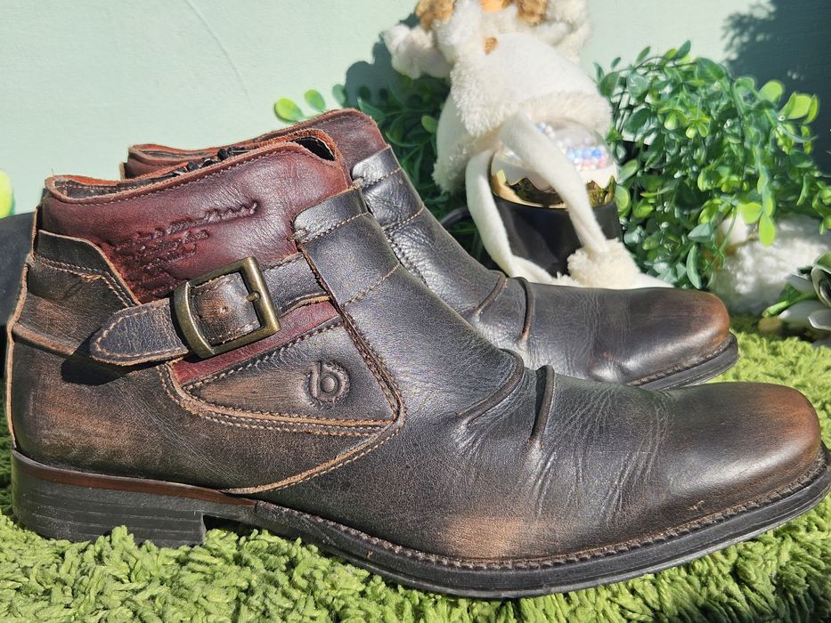 Bugatti мъжки боти от кожа N42