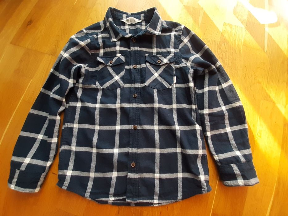 2 cămăși elegante H&M, baieti 7-8 ani