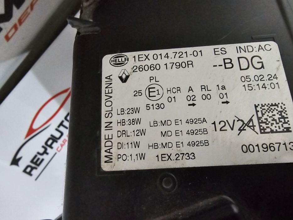 Far stanga led Renault Trafic 3 dupa 2021 cod 260601790R