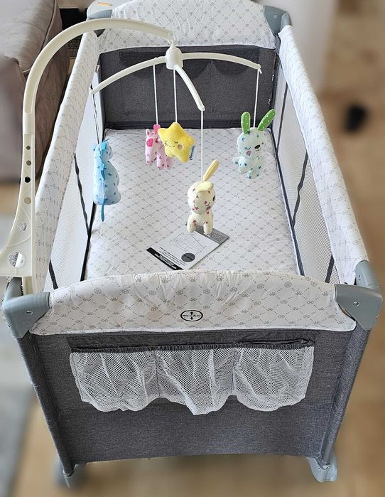 сгъваема кошарка Chipolino Merida + Преносим Матрак + Играчка