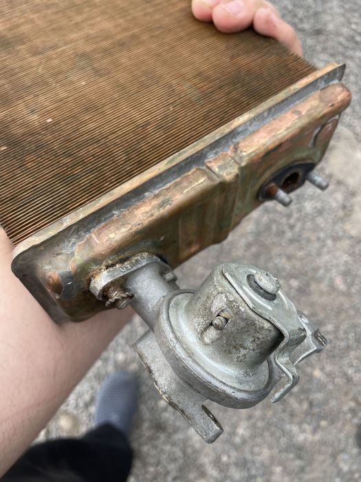 Медный 2х рядный радиатор классика