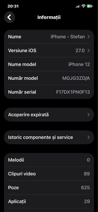 Vand Iphone 12 perfect functional