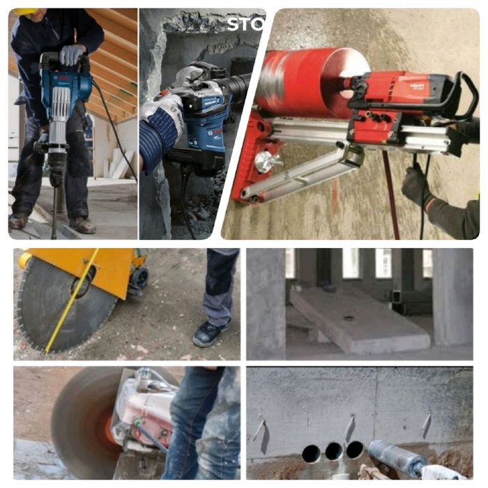 Almazniy bur xizmatlari услуги Алмазное бурение девор тешиш перфоратор