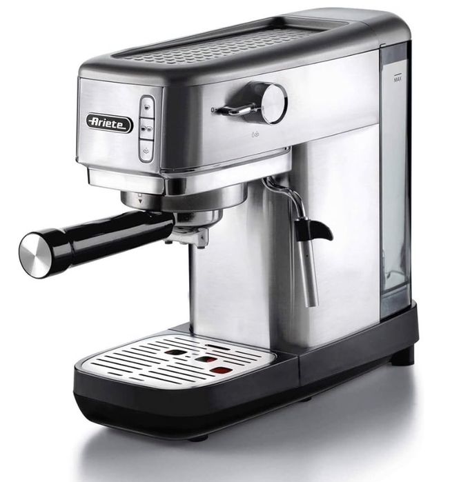 Espressor metalic Ariete 1380 pentru cafea pudră si capsule