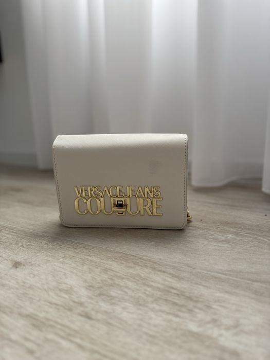 Geanta crem  piele naturala