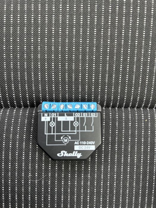 Shelly Plus 2PM power metering switch