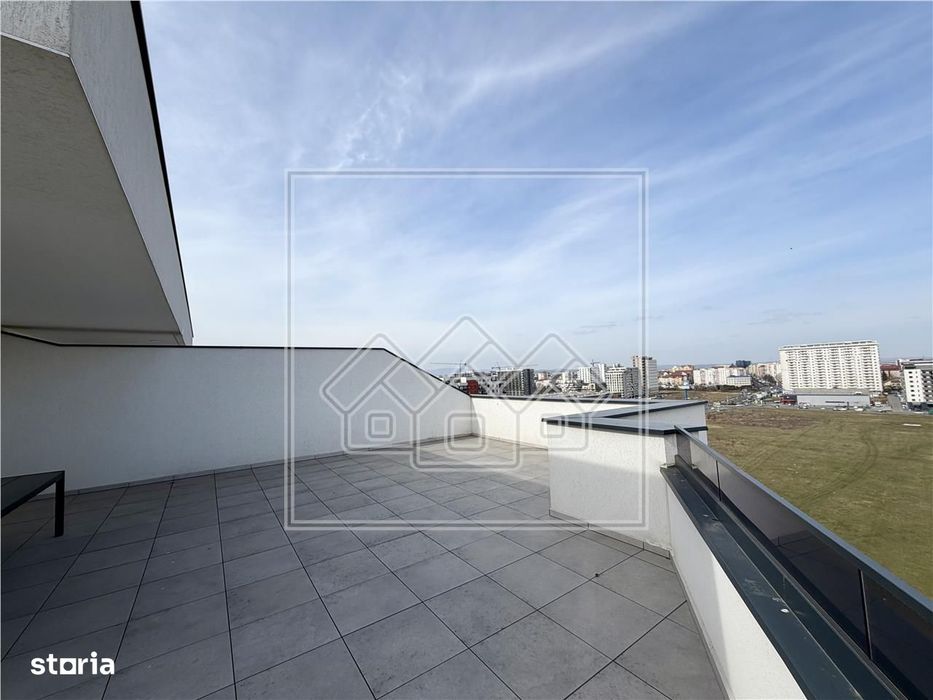 Penthouse nou - 87 mp utili, terasa 100 mp - mobilat si utilat modern