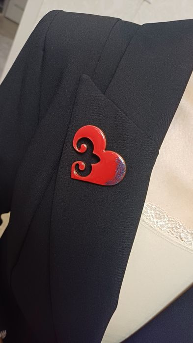 Этно брошь ұлттық нақыш