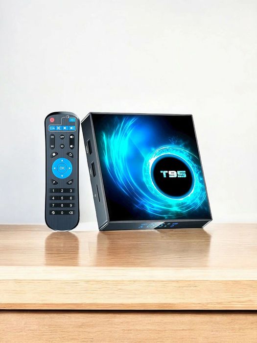 Официальный Android tv 
Смарт ТВ приставка T95
 Android 10 4/32 ГБ Sma