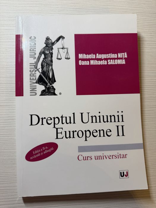 Dreptul uniunii europene II- (Nita+ Salomia)