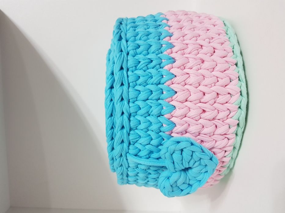 Вязаные корзины