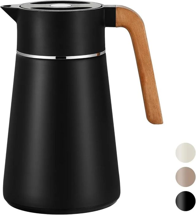 Termos tip ceainic cu infuzor sita 1,5 litri VETIN interior inox