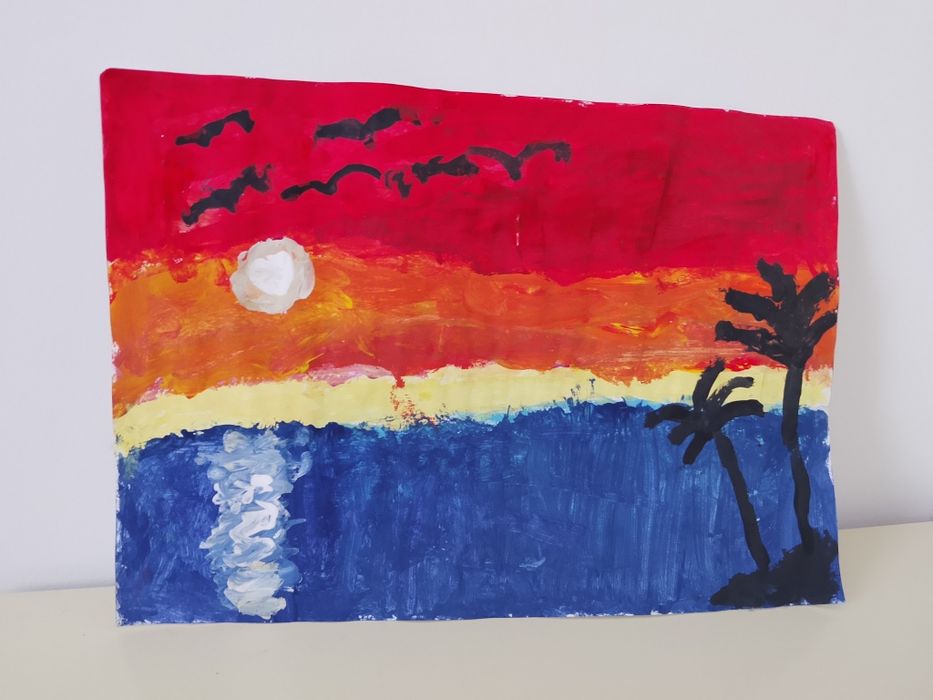 картина  ручной работа