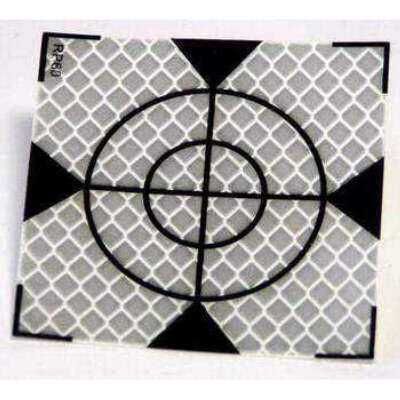 Марка геодезическая 6х6см - марки 100шт! Пленочный отражатель