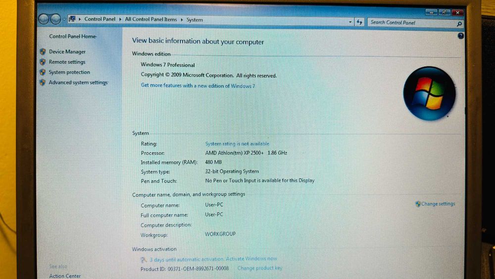 Laptop vintage Acer Aspire 1310 Athlon XP Barton