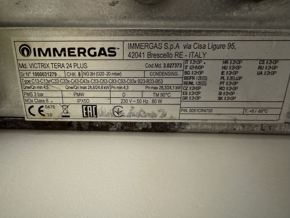 Centrala termica IMMERGAS