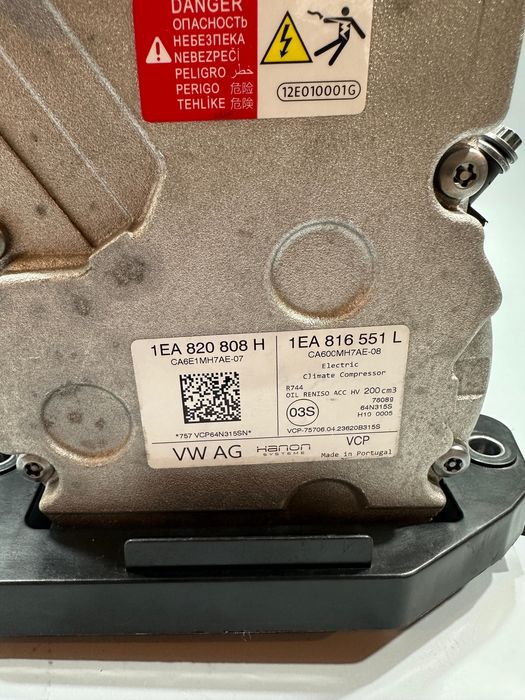 Compresor Clima AC VW ID3 ID4 ID7 Audi Q4