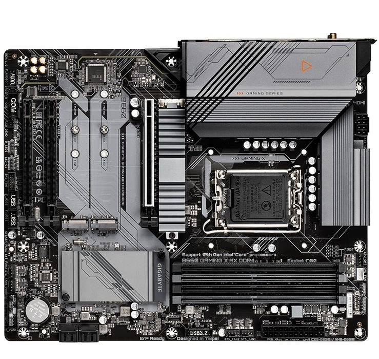 НОВО!!! Дънна платка Gigabyte B660 GAMING X AX DDR4, Socket LGA1700