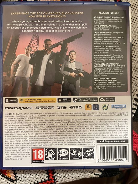 GTA V (Grand Theft Auto V) – PS5
