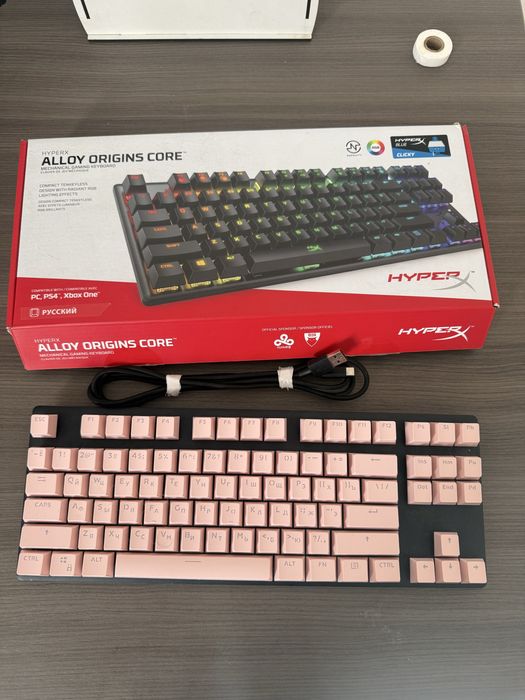 Клавиатура Alloy origins core pink