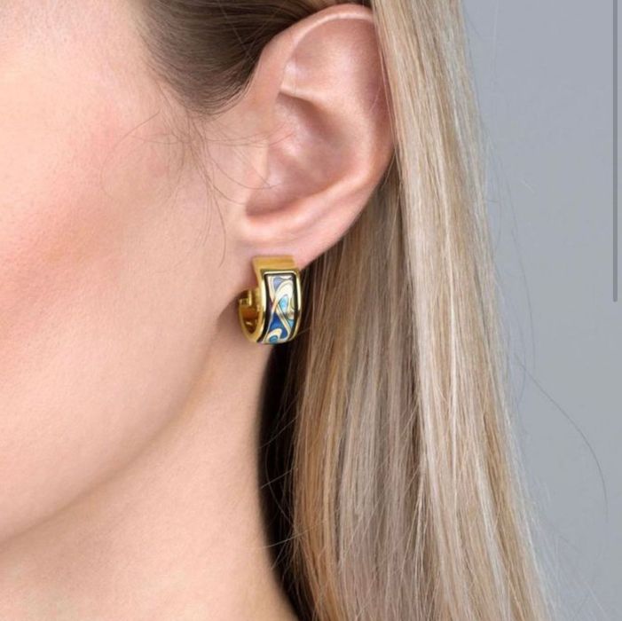 Набор Freywille оригинал (серьги+шелковый шарф)