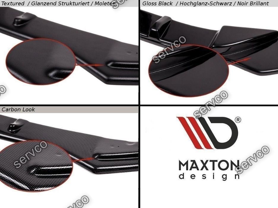Prelungire bara fata Volkswagen Golf 7 GTI 2012-2017 v4 Maxton Design