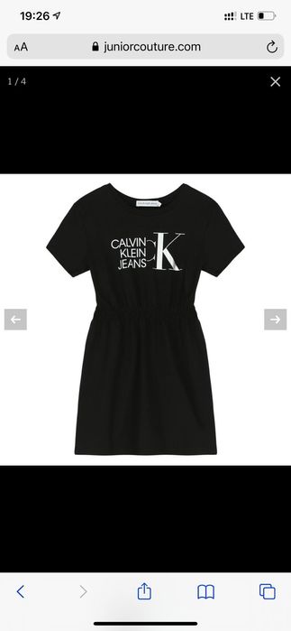 Платье Calvin Klein для девочки на 8-9 лет