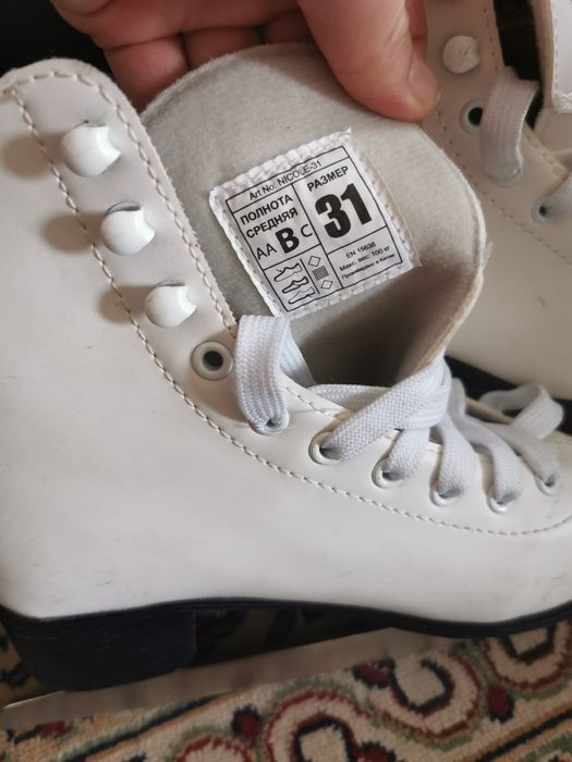 Коньки белые для девочек