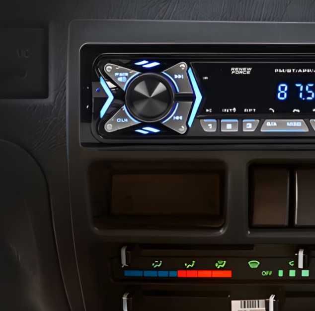 Радио MP3 плеър за кола с Bluetooth, USB AUX, FM радио, дистанционно