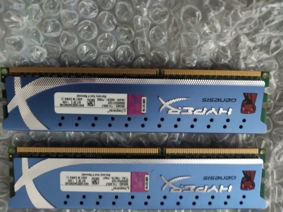 kit Hyperix Genesis 1600mhz, rami foarte rare, 8gb, merg perfect