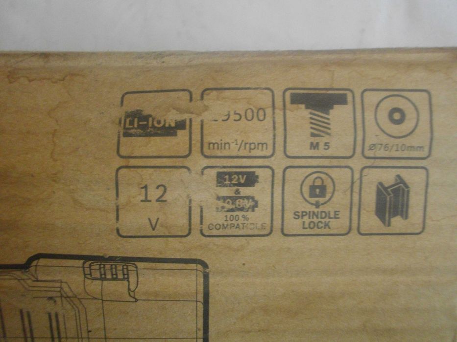 12V Ъглошлайф на батерии Такер Black Decker Parkside Bosch Ел. длето