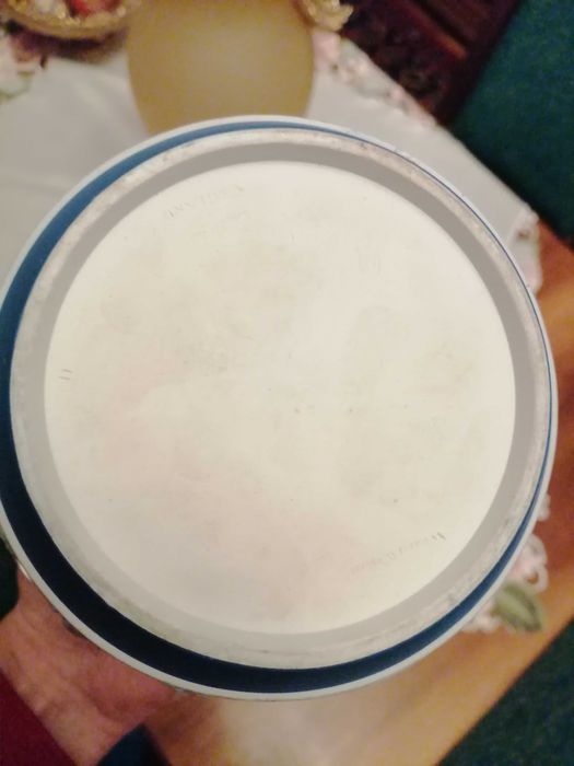 Wedgwood cobalt blue  biscuit barrel EPNS