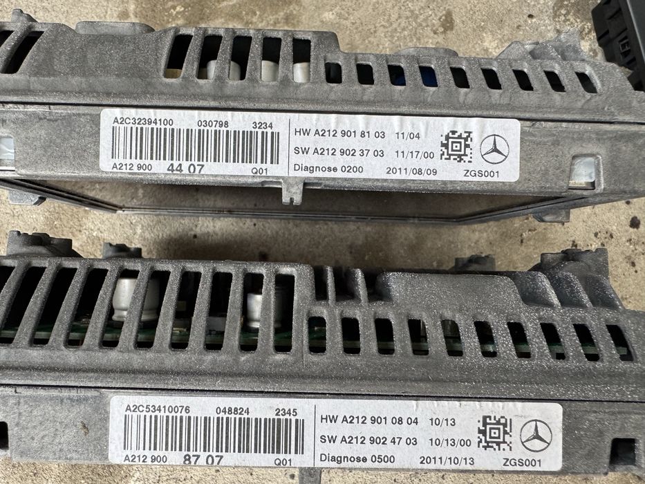 Дисплей за навигация и управление на климатроник Mercedes E класа W212