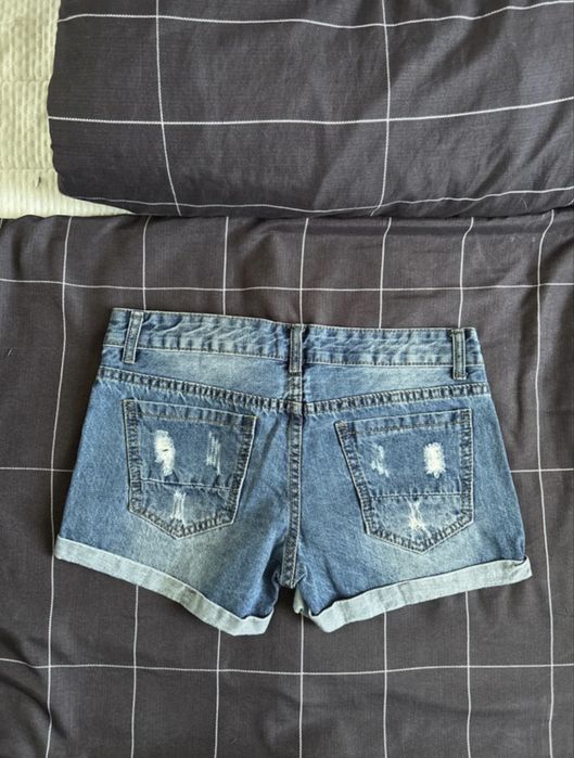 Blugi scurti Denim talie scurta marime L