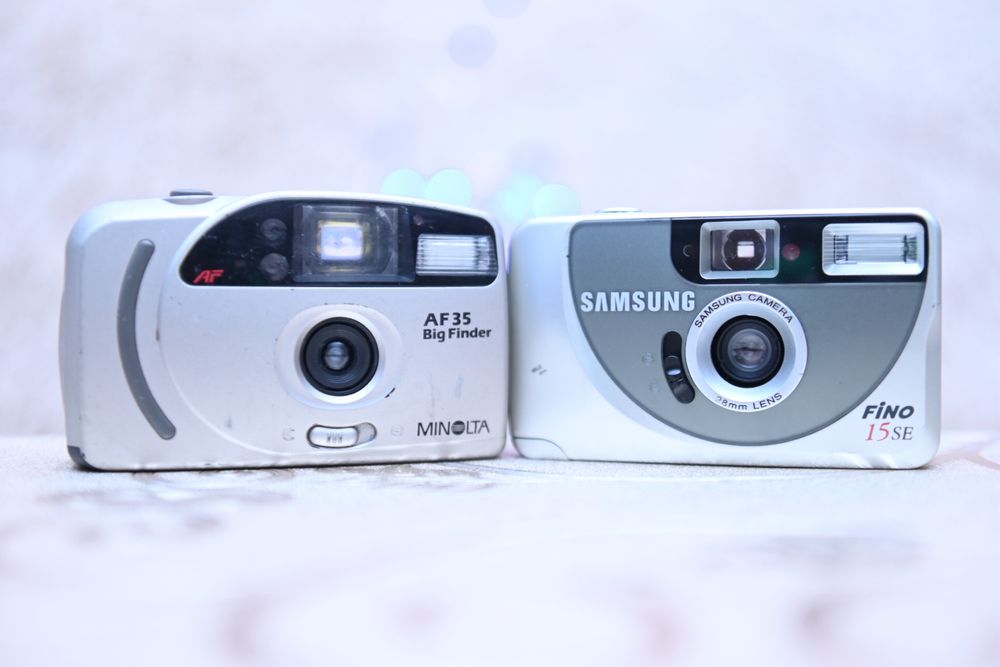 Лентови фотоапарати Minolta и Samsung