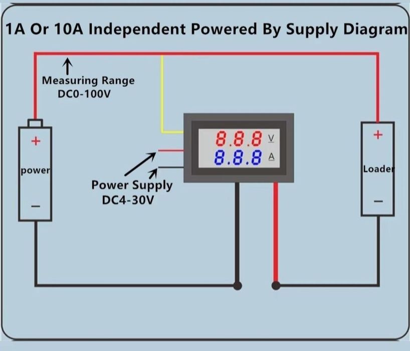 Voltmetru digital 4in1